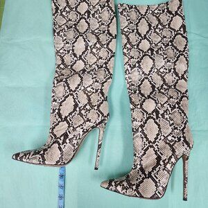 Identita Gwen Python Boots/ Rock - Made in Italy - Movie used !